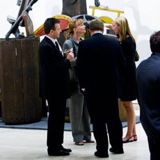 Corporate members exhibition viewing