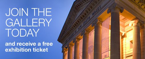 Join the Gallery today and receive a free exhibition ticket