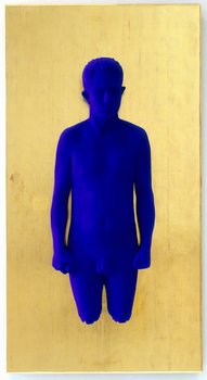 Yves Klein Portrait relief PR3 (portrait of Claude Pascal) 1962